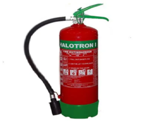 Halotron fire extinguisher
